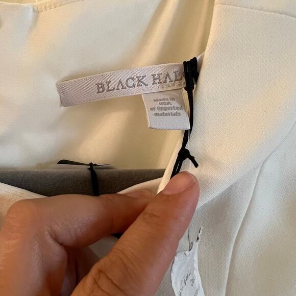 Black Halo Women’s Brooklyn Flutter Sleeve Mini Dress Size 4 NWT - Picture 9 of 10